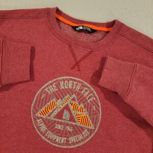 The North Face Crewneck Sweatshirt Mens Medium‎ Red Alpine Equipment Specialist
